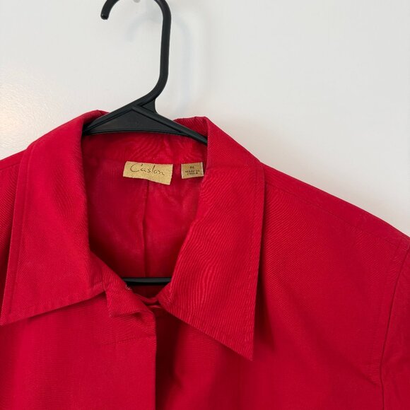 Red Spring Coat - Picture 2 of 3